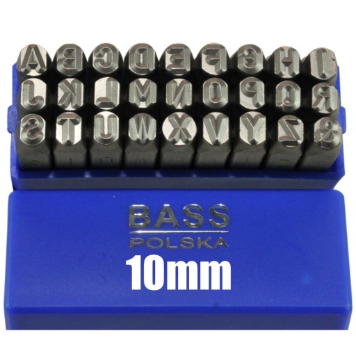 NUMERATOR ALFABET ZNACZNIKI NUMERATORY 10MM LITERY