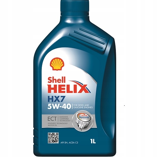 Shell Helix HX7 ECT 5W-40 (1L) - norma Fiat