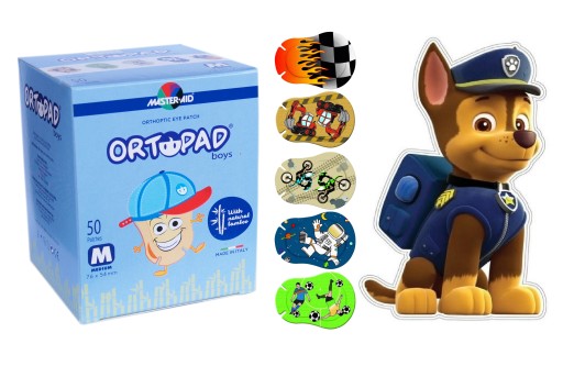 Ortopad Duży Wzór Boy Medium Plaster Na Oko Gratis