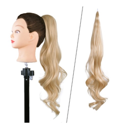 DOCZEPIANY KUCYK Z ELASTYCZNYM DRUTEM 82CM#P27/613