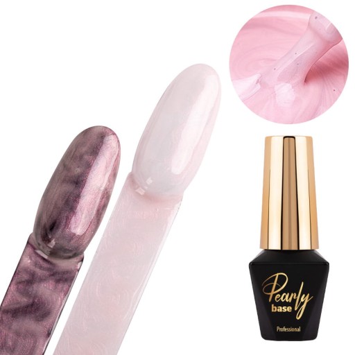 Molly Lac Baza Budująca Do Paznokci Pearly Base 10 g - Orchid