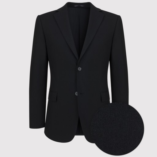 Czarna jednorzędowa marynarka męska Slim Fit PAKO LORENTE 176/54