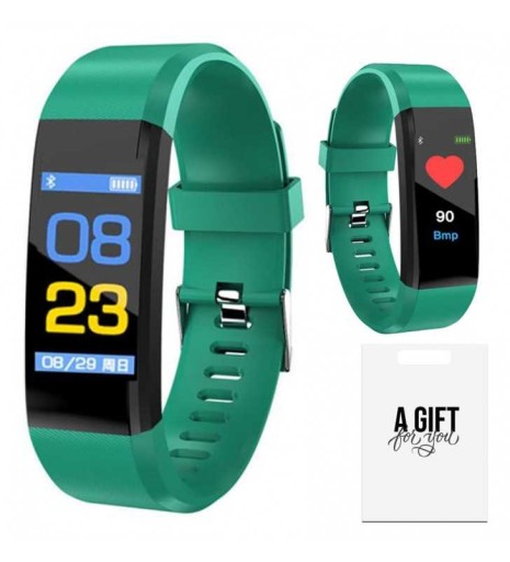 Smartband inteligentna opaska krokomierz czarna