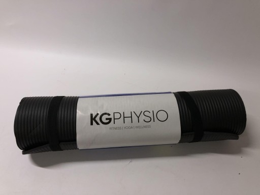 Mata do ćwiczeń KG Physio 183 cm x 60 cm czarny