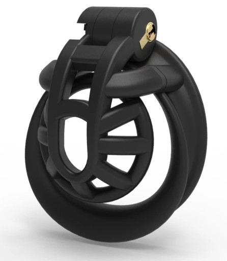 PAS CNOTY KLATKA NA PENISA CHASTITY FLAT CAGE