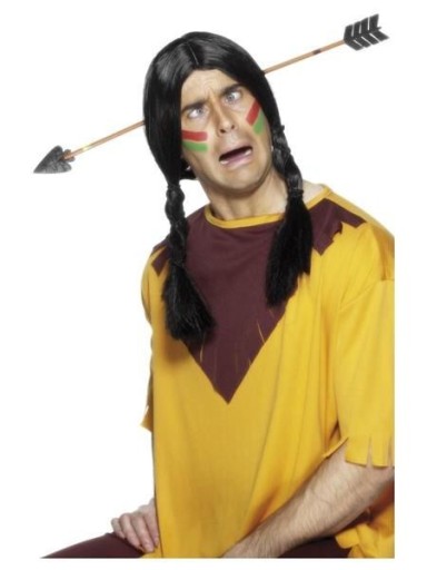 OPASKA STRZAŁA W GŁOWIE INDIANINA HALLOWEEN
