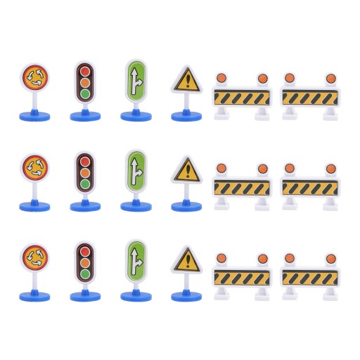 Znaki uliczne zabawki Road Kids Model sygnalizacja świetlna