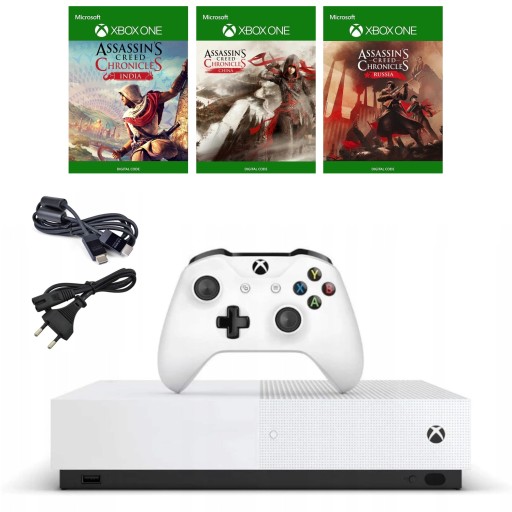XBOX ONE S ALL DIGITAL 1TB/1000GB + PAD + 3xGRY