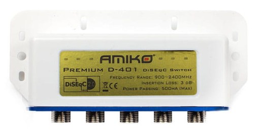 Przełącznik Amiko D-401 4/1 DiSEqC