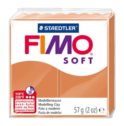 Masa termoutwardzalna Fimo - koniakowa