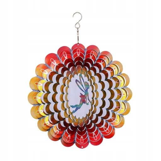 Wind Spinner ze nierdzewnej 3D