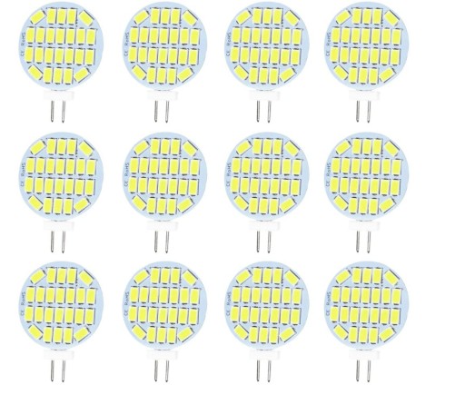 Jenyolon 6 x G4 LED żarówki temp. barwowa 6000 K