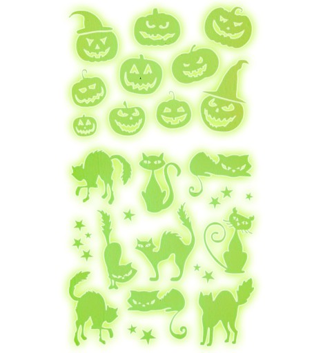 Halloweenowe naklejki