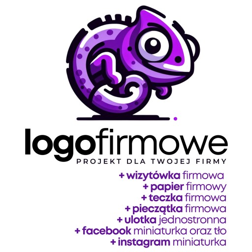 PROJEKT LOGO LOGOTYP PEŁNA IDENTYFIKACJA FIRMY PAPIER TECZKA PIECZĄTKA FB