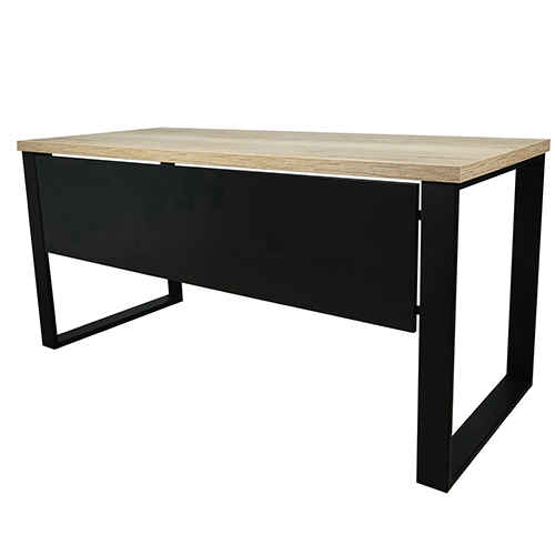 BIURKO ,,ORION'' STYL LOFTOWY 140CM DĄB HALIFAX NATURALY PRODUKT POLSKI