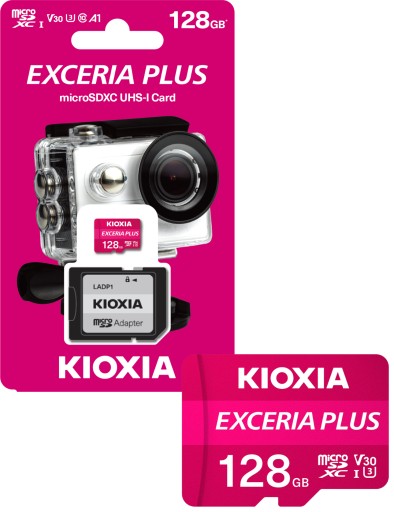 Karta microSD KIOXIA 128GB Exceria Plus UHS I U3