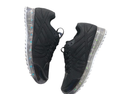 ŚWIECĄCE ADIDASY BUTY LED CZARNE ZX FLUX LEDOWE PODŚWIETLANE PODESZWY r.40