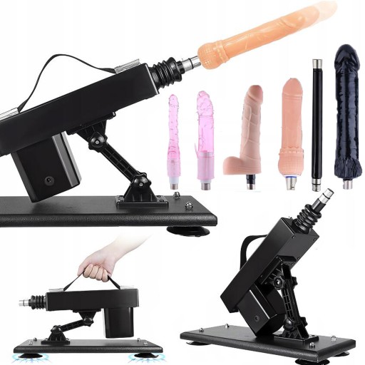 Sex Maszyna Wibrator Regulowana prędkość/kąt Machine Penis Dildo