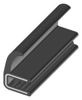 Uszczelka krawędziowa z płetwą boczną 2-4mm iMATX