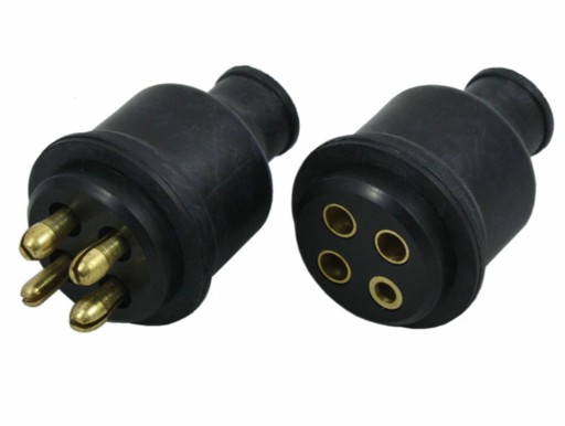 ZŁĄCZE HERMETYCZNE, GNIAZDO, WTYCZKA 2 PIN - 01823