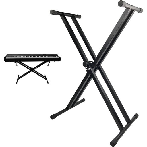 MOZOS STATYW POD INSTRUMENTY KLAWISZOWE KEYBOARD STAND STOJAK NA PIANINO