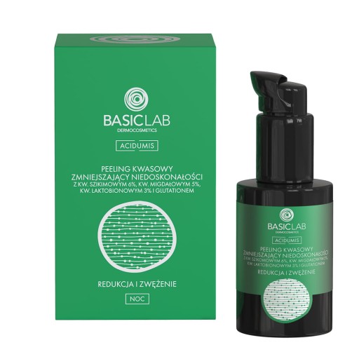 BasicLab Acidumis peeling kwasowy zmniejszający niedoskonałości 30ml P1
