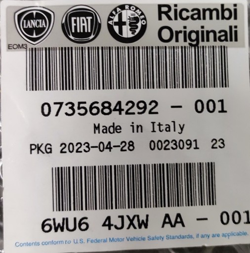 Nakładka tylna prawa Fiat Ducato 735684292