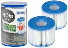 4 X Filtry do Pompy Basenu JACUZZI BESTWAY VI Filtr Wkład Filtrujący 60311