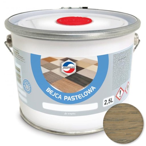 Bejca pastelowa SOPUR 2,5l popiel BPA-D89/16