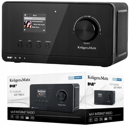 RADIO CYFROWE DAB+ KRUGER MATZ INTERNETOWE WIFI