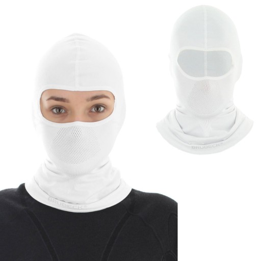 Brubeck kominiarka termoaktywna unisex biały S/M