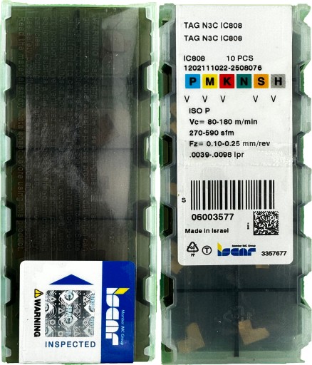 Płytki TAG N3C IC808 ISCAR