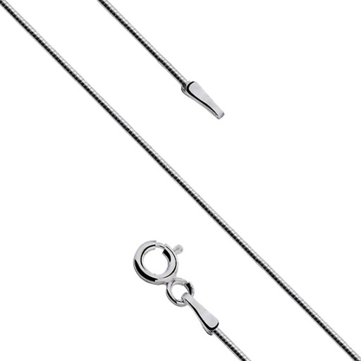 Srebrny Łańcuszek 925 Linka Ośmiokątna 42 cm