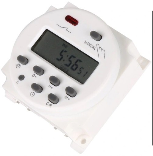 TIMER WYLACZNIK WLACZNIK CZASOWY PROGRAMATOR 230V