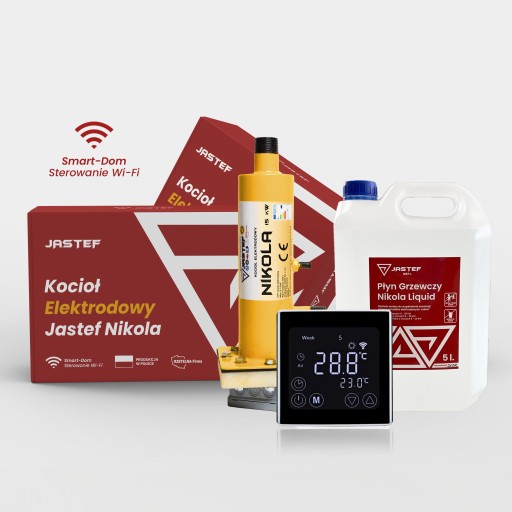 Kocioł Elektrodowy Jastef Nikola WiFi 10-18 kW – 5l Płynu Grzewczego GRATIS
