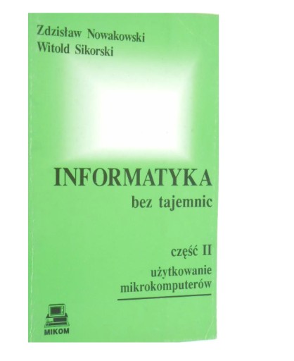Informatyka bez tajemnic Część II