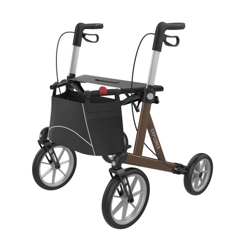 POLSKI BEZPIECZNY CHODZIK BALKONIK DUŻE KOŁA HAMULCE ERGONOMICZNY I MOBILNY