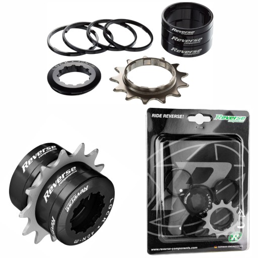 Adapter / redukcja kasety Reverse Single Speed 13T czarny