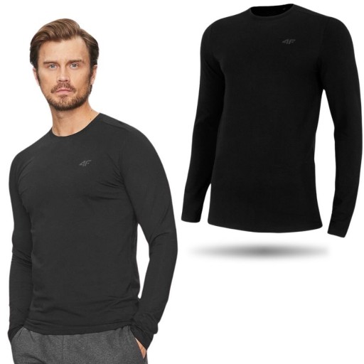 BLUZA MĘSKA 4F LONGSLEEVE BLUZKA Z DŁUGIM RĘKAWEM SPORTOWA NA CO DZIEŃ