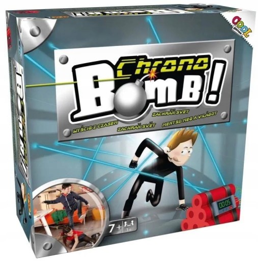 CHRONO BOMB - WYŚCIG Z CZASEM - GRA RUCHOWA LABIRYT LASERY BOMBA WYBUCH