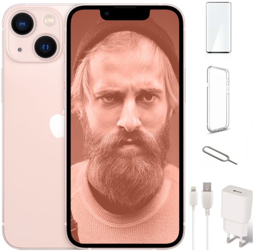 SMARTFON APPLE IPHONE 13 128 GB | PREMIUM A+ | GRATISY | RÓŻOWY / PINK