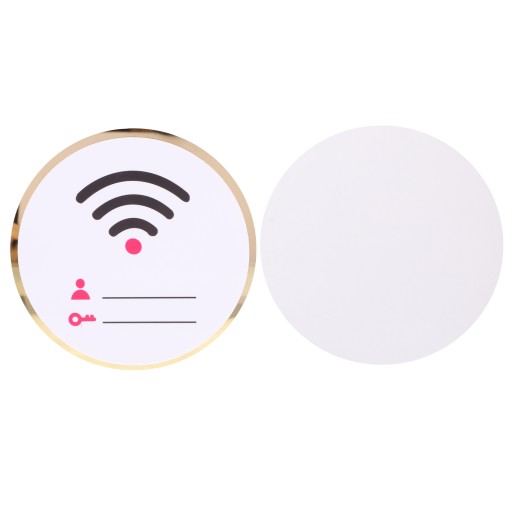 NAKLEJKI WIFI ZNAK EMBLEMATY BIUROWE