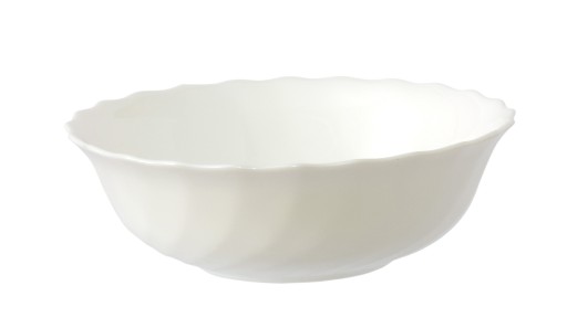 10160 SALATERKA SZKLANA miska Trianon 16 cm biała