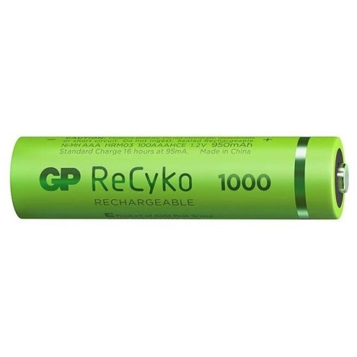 4 x AAA / R03 GP ReCyko 1000 Series Ni-MH 950mAh