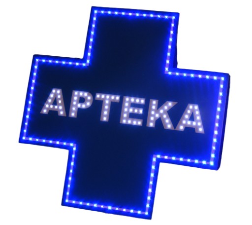 Reklama APTEKA led szyld panel tablica