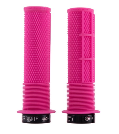 DMR Bikes Chwyty Deathgrip z kołnierzem Thick Pink