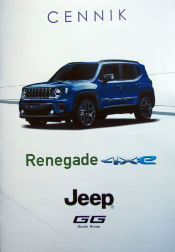 Jeep Renegade 4xe prospekt cennik 2023 polski