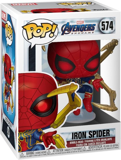 FIGURKA FUNKO POP SPIDER-MAN NANO RĘCE ENDGAME MARVEL SERIAL FILM DISNEY