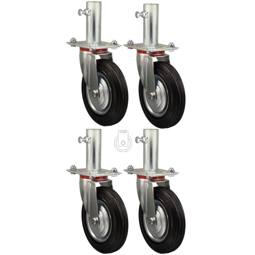 4x6stgu200/40 Koło fi 200 rusztowanie komplet 4 szt.