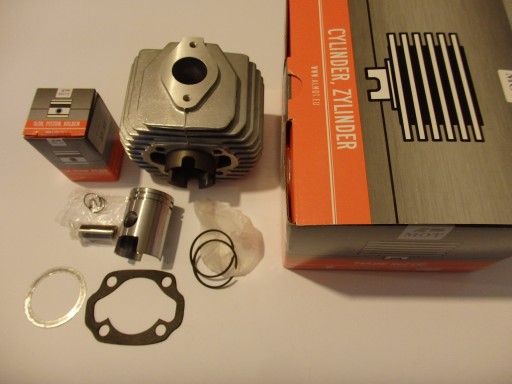 078 CYLINDER 50 POLSKI KPL TŁOK USZCZELKI OGAR 200 JAWKA 50 JAWA 50 50ccm